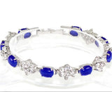 Silver Plated Opal Bracelet for Women