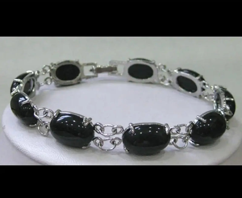 Elegant Silver Plated Egg Bracelet for Women