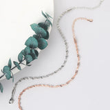 Rose Bangle Hand Chains Kpop Jewellery Twist Bracelet For Women