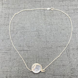 TOUSES Spanish Bear Necklace, 925 Silver, Rose Design