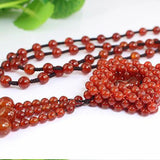 Women's Agate Sweater Chain Long Necklace Spring Jewelry Necklace
