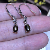 Starlight Gemstone Ear Hooks 925 Silver Birthday Gift