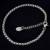 Women's Silver Bracelet 3mm Explosion Models Direct Sales