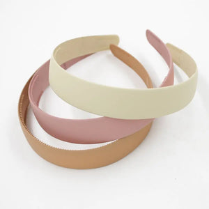 Matte Plastic Wide Edge Hair Clip Non Slip Headband Adult Hair Accessories