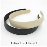 Matte Plastic Wide Edge Hair Clip Non Slip Headband Adult Hair Accessories