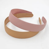 Matte Plastic Wide Edge Hair Clip Non Slip Headband Adult Hair Accessories