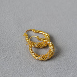 Zircon Sparkle Earrings Hoop for Women