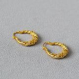 Zircon Sparkle Earrings Hoop for Women