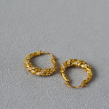 Zircon Sparkle Earrings Hoop for Women