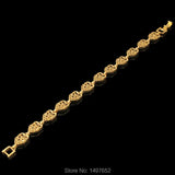 12mm Filled Plated Double Love Heart Bracelets/Bangles Jewelry