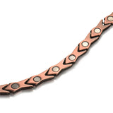 Womens Copper Magnetic Therapy Bracelet for Arthritis Pain Relief