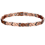 Womens Copper Magnetic Therapy Bracelet for Arthritis Pain Relief