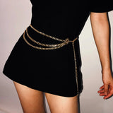 Retro Skinny Waist Belt Chain Body Chain Belly Chain