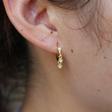 925 Sterling Silver Star Charm Stud Earrings For Women