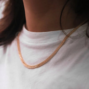 585 Rose Foxtail Chain Necklace 4.5mm DCN48A