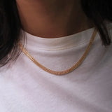 585 Rose Foxtail Chain Necklace 4.5mm DCN48A