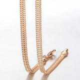 585 Rose Foxtail Chain Necklace 4.5mm DCN48A