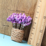 Sweet Love Bridal Wedding Purple Lavender Flower Brooch Pin