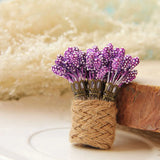 Sweet Love Bridal Wedding Purple Lavender Flower Brooch Pin