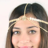 Hot Wedding Party Bridal Headpiece Headband Hair Cuff Head Chain