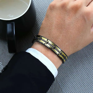 Stainless Steel Link Chain Bracelet Wristband 11mm LKB604