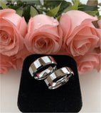 Tungsten Wedding Band High Polished Comfort Fit 6MM 8MM