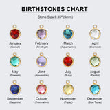 Personalized Name Necklace with Birthstone, Custom Any Name Pendant
