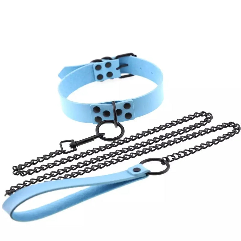 Womens Punk Gothic Leash Collar Accessories Sexy
