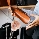 Fur Ball Key Chain for Bag Accessory
