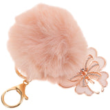 Fur Ball Key Chain for Bag Accessory