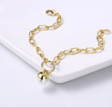 Pearl Pendant Bracelet Exaggerated Chain Lady