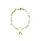 Pearl Pendant Bracelet Exaggerated Chain Lady
