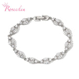 Wommen CZ Adjustable Bling Bracelet RE4712