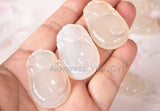 Chinese Handwork Natural Agate Jade Carved RiYu Amulet Pendant