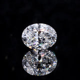 Oval Cut Diamond Test Past D Moissanite Sparkling Loose Moissanite Stone