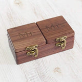 Solid Shape Mr Mrs Ring Organizer Anniversary Accessories Ring Box