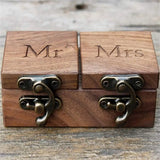 Solid Shape Mr Mrs Ring Organizer Anniversary Accessories Ring Box