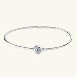 18K Plated 925 Sterling Silver VVS1 3EX D 5MM Real Moissanite Bracelet