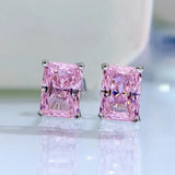 925 Silver 1CT Diamond Wedding Studs Earrings