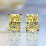 925 Silver 1CT Diamond Wedding Studs Earrings