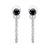925 Silver D Moissanite Gemstone Earrings 18K Plated