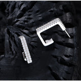 925 Silver Diamond Stud Earrings 18K Plated Women Fine Jewelry