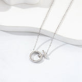 925 Silver Sapphire Gemstone Pendant Necklace
