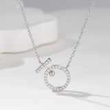 925 Silver Sapphire Gemstone Pendant Necklace
