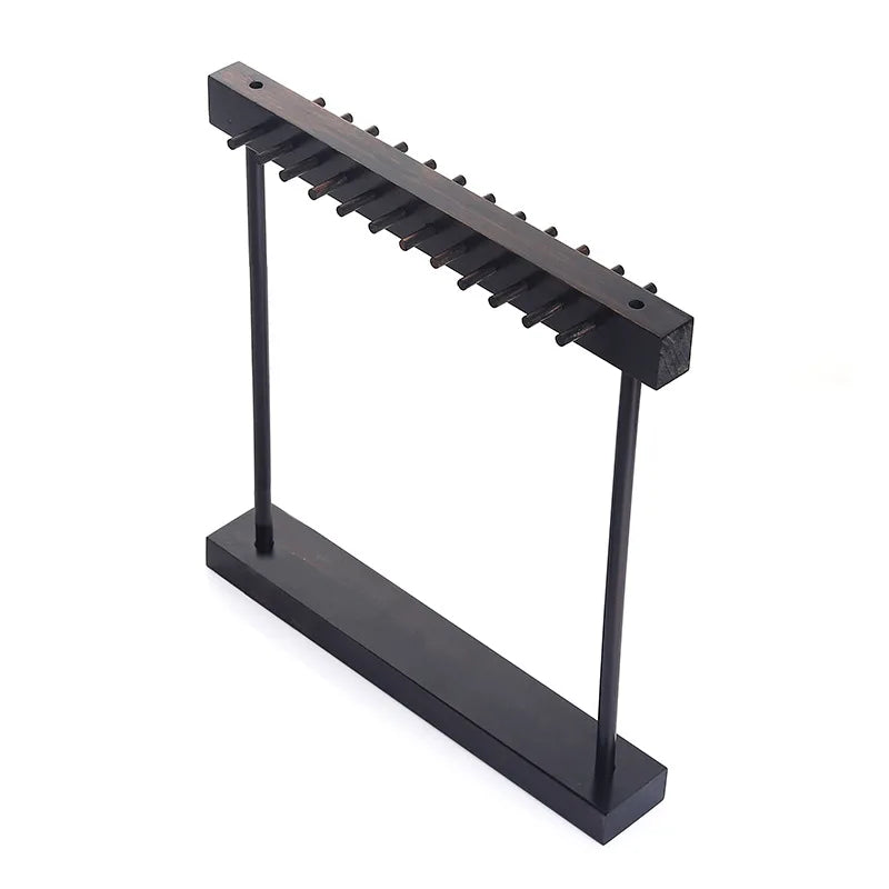 Wood 24-Hooks Necklace Jewelry Display Rack