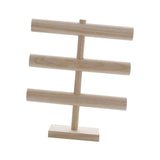 3 Layer Wood Bracelets Display Stand Jewelry Organizer