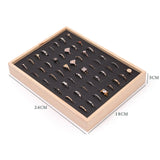 48 Grids Rings Tray Jewelry Organizer Display 24*18cm