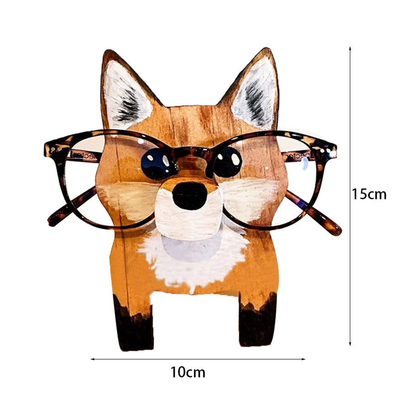 Wood Animal Jewelry Glasses Display Rack Spectacle Sunglasses Holder Stand