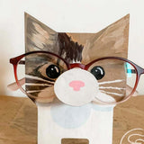 Wood Animal Jewelry Glasses Display Rack Spectacle Sunglasses Holder Stand
