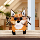 Wood Animal Jewelry Glasses Display Rack Spectacle Sunglasses Holder Stand